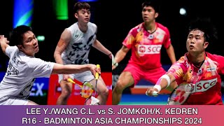 Lee YangWang Chi Lin vs Supak JomkohKittinupong Kedren  Badminton 2024 [upl. by Strep871]