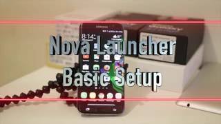 Nova Launcher Simple Setup for Beginners [upl. by Thorvald]