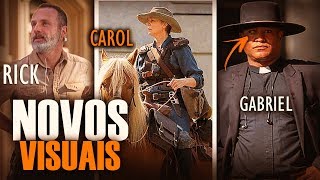 NOVO VISUAL DOS PERSONAGENS DE TWD  9ª Temporada [upl. by Kylah703]