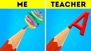 Teacher VS Student  DIY School Hacks For Smart Students [upl. by Eveline]