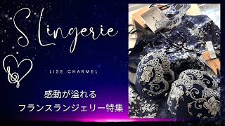 インポートランジェリーショップ神戸【リズシャルメル】LISE CHARMEL 感動で溢れる大人のランジェリーワールドフランスランジェリー特集インポートランジェリー lisecharmel下着 [upl. by Yffat]