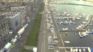 RC Blimp over Geneva [upl. by Ahsinrad]