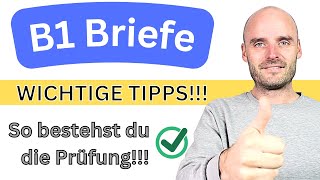 B1 Briefe  So bestehst du die Prüfung 💪 [upl. by Undine616]