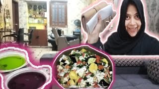 My custard recipe khud ki thori c tempering🥰  mix veggie recipe full day routine vlog [upl. by Ametaf418]