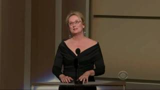 HD Meryl Streep Salutes Robert De Niro  Kennedy Center Honors 2009 [upl. by Spiegleman]