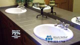 Nashville bathtub refinishing countertop refinishing ceramic tile refinishing Miracle Method Best [upl. by Aiasi]