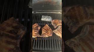 Pork Again grill braai weber shorts ASMR [upl. by Sollows]