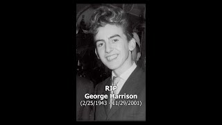 GEORGE HARRISON TRIBUTE  2251943  11292001 shorts [upl. by Acireit]