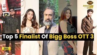 Bigg Boss OTT 3 Top 5 Finalist Of Bigg Boss OTT Season 3 I Naezy I Sana Makbul I Kritika Malik [upl. by Silsbye375]