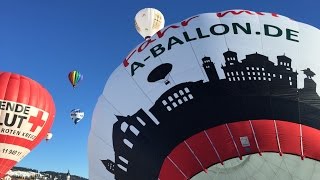 Ballonfahrt bei der Allgäulino Montgolfiade 2015 [upl. by Iroc]