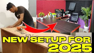 My New Studio For 2025  Setup Ki Tayari Suru  My Setup Tour [upl. by Liahus]