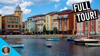 Loews Portofino Bay Hotel  FULL TOUR [upl. by Bayer]