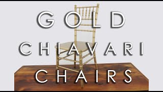 Gold Chiavari Chairs  How to Shop Around [upl. by Honeywell]