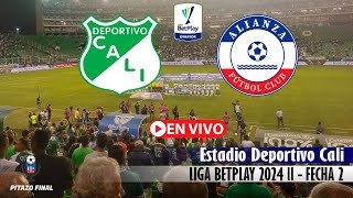 CALI VS ALIANZA FC En Vivo Hoy 🔴 Liga Betplay 2024 ll Fecha 2 Partido en vivo [upl. by Jerrome]