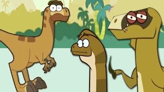 Dinosaurs Cartoons For Kids To Learn amp Enjoy  Learn Dinosaur Facts  HooplakidzTV [upl. by Elyac]