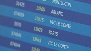 SNCF  les nouveaux horaires de train Clermont [upl. by Chauncey363]