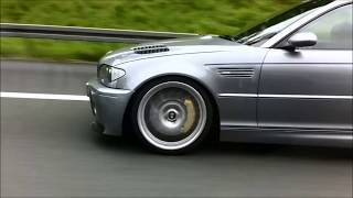 BMW E46 330ci cruisin on German Autobahn [upl. by Mansur30]