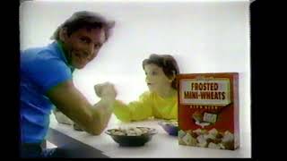 Frosted Mini Wheats Commercial  1989 [upl. by Adliwa]