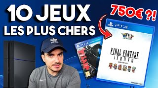 Les 10 JEUX LES PLUS CHERS de la PlayStation 4  PS4 [upl. by Cesare]