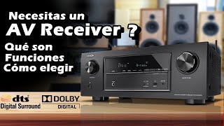 AV Receiver Qué son funciones y como elegir [upl. by Adiraf168]