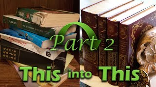 DIY Leather Book Binding Tutorial Part 2 Leather Binding and Cover Art [upl. by Fredette113]