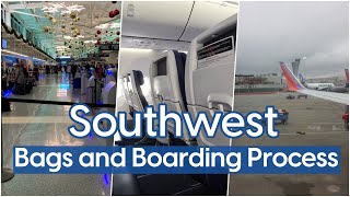 Southwest Bags and Boarding Process Explained  Flight Review [upl. by Dimitris]