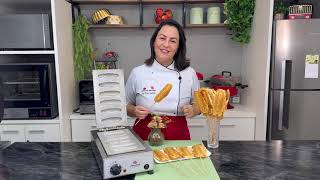 Crepe Suíço com a Chef Malu Galvão  Crepeira PRK06 elétrica 😍 [upl. by Nader]