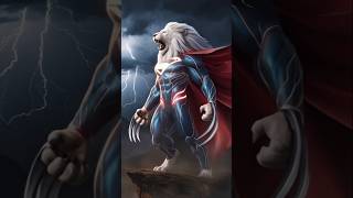 Incredible Superhero Fusion MindBlowing Creatures hybrid superhero animals fusion shorts [upl. by Ainahpets]