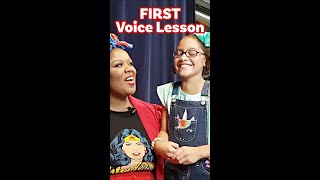 Little Girls First Voice Lesson ED SHEERAN First Times SheeranShorts YouTubePartner [upl. by Anaitsirhc]