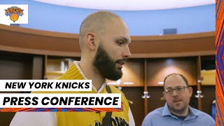 Evan Fournier  NY Knicks PostGame Media Availability February 5 2023 [upl. by Eatnoid]