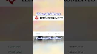 Texas Instruments Series DS280DF810ABVR 28Gbps multirate 8channel retimer texasinstruments mcu [upl. by Nonnairb]