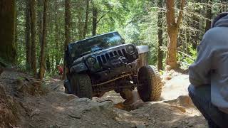 RJs JK at Walker Valley  Ridge Ram uphill obstacle [upl. by Felicle]