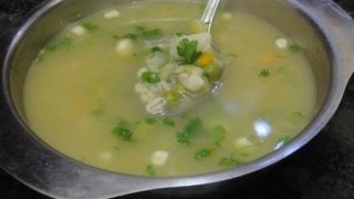 Barley Veg Soup In Tamil  Barley Soup In Tamil  Weight Loss Soup  Pregnancy Recipe  Gowri [upl. by Kreit]