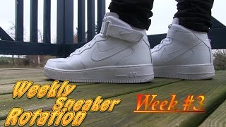 Weekly Sneaker Rotation  Week 3 TBrosApparel [upl. by Kellie650]