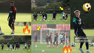 😳Inside Arsenal Training Ahead Of UCL Clash Vs Sporting LisbonNwaneriOdegaardSakaRiceSaliba [upl. by Reve]