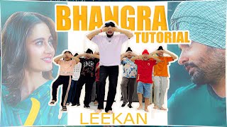 Bhangra Video amp Tutorial  Leekan Amrinder Gill  BhangraZone7 Wedding Bhangra Performance ￼ [upl. by Ailimaj]