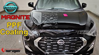 Nissan Magnite PPF Coating  Car Paint Protection Film VwrapsSikar [upl. by Potter]