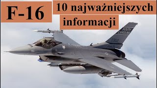 samolot F16  10 najważniejszych informacji [upl. by Odysseus927]