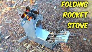 Folding Rocket Stove [upl. by Devlen412]