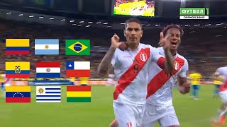 EL MEJOR GOL DE PERÚ CONTRA CADA SELECCIÓN DE CONMEBOL 20102023 [upl. by Nared]