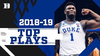 Duke Basketball Top Plays of 201819 Season [upl. by Barth431]