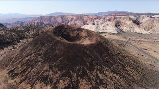 Cinder Cone Volcano at Snow Canyon State Park St George Utah [upl. by Klein]