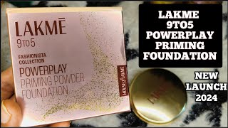 Lakme 9to5 Powerplay Priming Powder Foundation  New launch 2024  Lakme Foundation [upl. by Derraj]