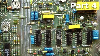 Philips PM 3214 Oscilloscope Repair Part 4 [upl. by Ardnazil]