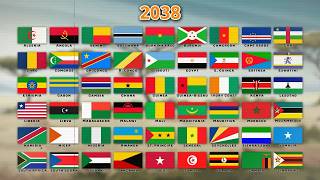 Evolution of All Future African Flags [upl. by Fagan740]