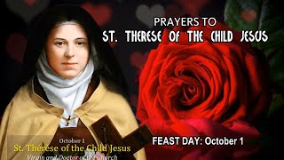 The Novena Rose Prayer and Miraculous Invocation to St Therese of the Child Jesus [upl. by Esom994]