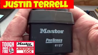 804 Challenge Justin Terrells Master Lock ProSeries 6127 PLUS [upl. by Atiral569]