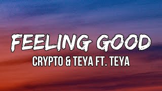 Crypto amp TEYA  Feeling Good Lyrics ft TEYA  Birds flying high you know how I feel [upl. by Mccomb614]