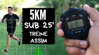 Treino Intervalado 200M Para Correr 5KM Sub 25 [upl. by Graves678]