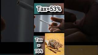 Tobacco ban in india Tobacco tax rates in India india tax shorts ca [upl. by Drida431]